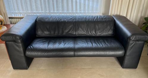 Rolf Benz Tweezitsbank zwart leder |  GRATIS, Huis en Inrichting, Banken | Sofa's en Chaises Longues, Gebruikt, Tweepersoons, 150 tot 200 cm