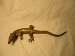 hagedis van koper-brons, Antiek en Kunst, Antiek | Koper en Brons, Ophalen of Verzenden