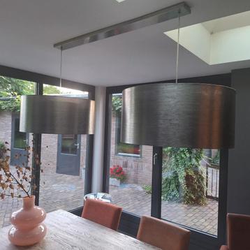 2 Mooie Lampenkappen Grijs - Modern beschikbaar voor biedingen