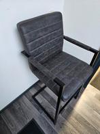 Bar kruk lizzy Antraciet, Ophalen, Zo goed als nieuw, Eenpersoons, Grijs