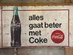 oud reclamebord oude reclame coca cola coke, Ophalen of Verzenden, Gebruikt, Reclamebord