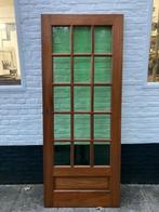15-ruits hardhouten massieve binnendeur, 83x201,5cm €250