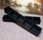 2 wandrekken hout zwart voor CD - Game  spelletjes - boeken, Ophalen, Gebruikt