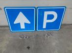 Verkeersborden P en 1 richtingbord, Doe-het-zelf en Verbouw, Overige Doe-het-zelf en Verbouw, Ophalen of Verzenden, Zo goed als nieuw