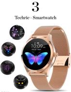 TECHRIE Smartwatch - Nieuw in doos!, Sieraden, Tassen en Uiterlijk, Smartwatches, Ophalen of Verzenden, Roze, Slaap, Nieuw