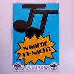 Leuke oude sticker.  TT'n GOEDE TT NACHT.     SKOL BIER., Verzamelen, Ophalen of Verzenden, Zo goed als nieuw, Overige typen