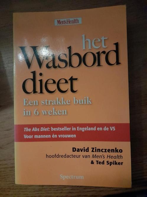 Het Wasbord dieet - David Zinczenko, Boeken, Gezondheid, Dieet en Voeding, Zo goed als nieuw, Dieet en Voeding, Ophalen of Verzenden