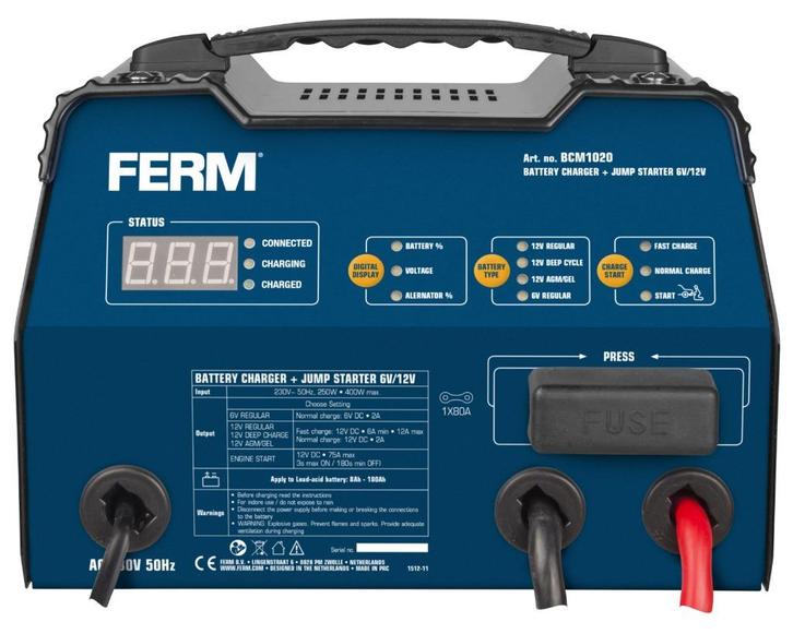 BCM1020 Acculader +starthulp + impuls druppellading 2A, 6A,, Auto-onderdelen, Accu's en Toebehoren, Nieuw, Ophalen of Verzenden