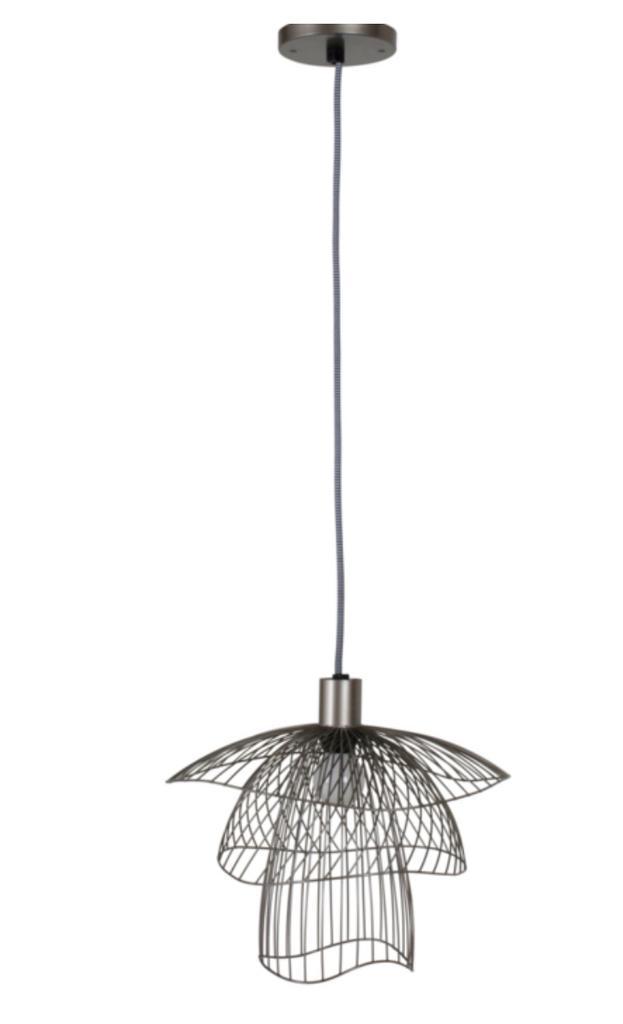 Forestier Papillon XS hanglamp in graystone (grijs metaal), Huis en Inrichting, Lampen | Hanglampen, Zo goed als nieuw, Minder dan 50 cm
