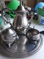 verzilverd koffieservies Amerikaanse merk Oneida Du Maurier, Ophalen