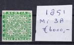 X87A) 1851 Nova Scotia Mi nr 3A €6000 MNH geen garantie, Ophalen of Verzenden, Postfris, Noord-Amerika