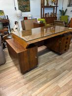 Vrijstaand vintage executive bureau jaren 60, Ophalen, Gebruikt, X, Bureau