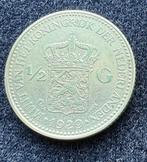 2x Zilveren halve guldens 1929 Wilhelmina, Postzegels en Munten, Munten | Nederland, ½ gulden, Setje, Zilver, Ophalen of Verzenden
