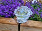Glazen roos met kleur erin, Antiek en Kunst, Antiek | Glas en Kristal, Ophalen of Verzenden