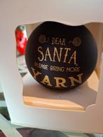 Kerstbal Santa please bring more yarn, Hobby en Vrije tijd, Breien en Haken, Ophalen, Zo goed als nieuw, Breien, Patroon of Boek