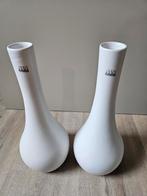 Witte Asa vazen - set van 2, Wit, Aardewerk of Porselein, Ophalen of Verzenden, Zo goed als nieuw