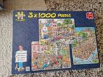 JAN VAN HAASTEREN PUZZEL 3X 1000 STUKJES, Ophalen of Verzenden