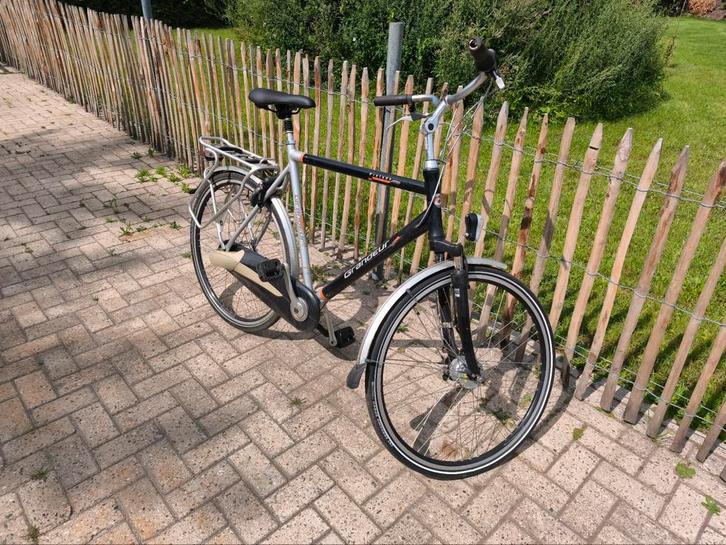 Mooie gebruikte herenfiets te koop, Fietsen en Brommers, Fietsen | Heren | Herenfietsen, Gebruikt, Overige merken, 61 tot 65 cm