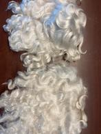 Pruik Sinterklaas en baard, Diversen, Ophalen of Verzenden, Gebruikt