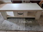 Salontafel/ tv tafel, 135x67 cm,  materiaal Lamulux, Huis en Inrichting, Ophalen, 100 tot 150 cm, 50 tot 100 cm, Zo goed als nieuw