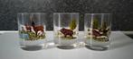 Borrel glaasjes met Jacht motief., Ophalen of Verzenden, Gebruikt, Borrel- of Shotglas
