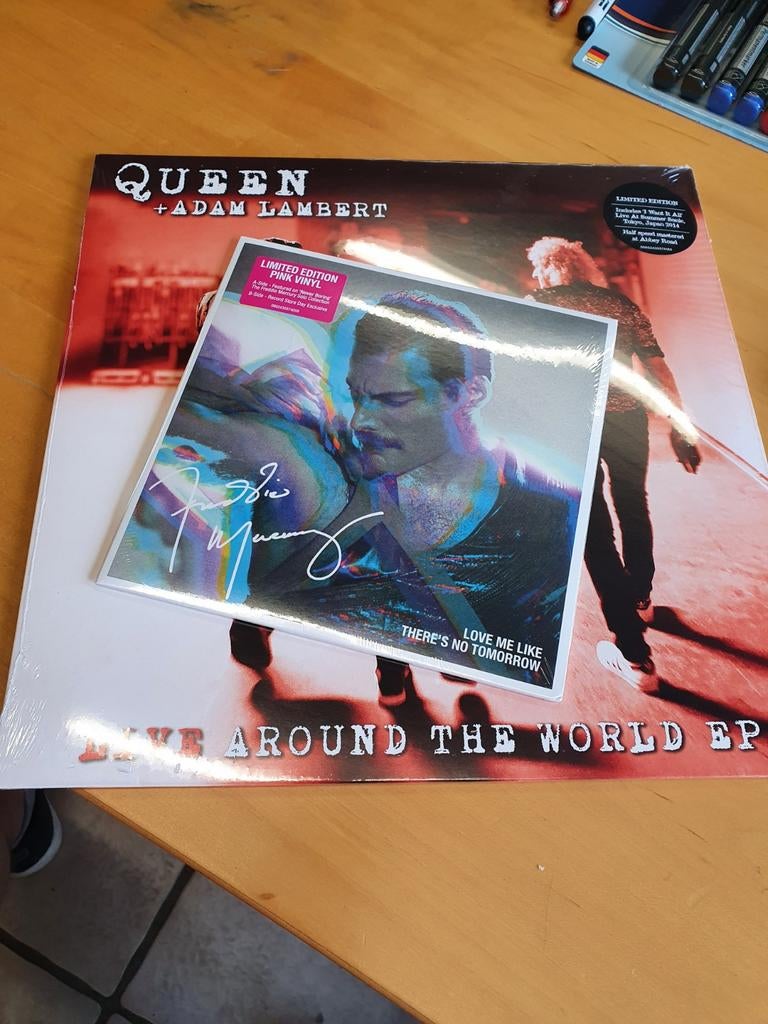 Queen/Lambert-12"EP+Freddie Mercury-7"Pink Vinyl RSD Set2021, Ophalen of Verzenden, Nieuw in verpakking, 12 inch, Poprock