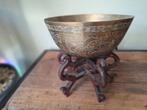 Chinese bronzen schaal - Qianlong merk, Antiek en Kunst, Ophalen of Verzenden, Brons