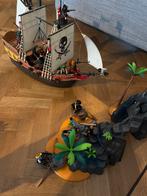 Playmobil Large pirate boat (5035) and Desert Island (70556), Ophalen, Gebruikt, Complete set