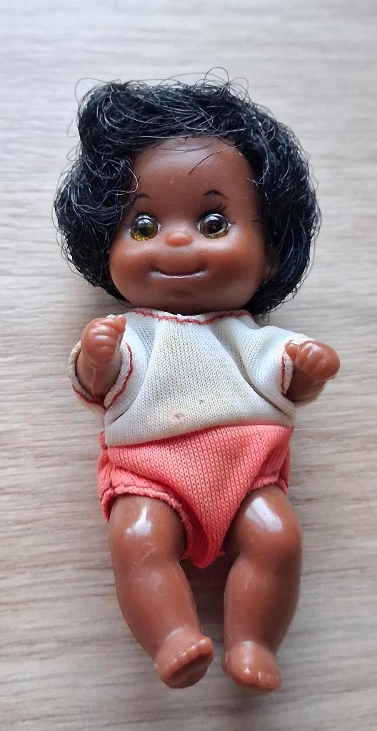 Mattel popje Sunshine Family baby, African American Barbie, Verzamelen, Poppen, Gebruikt, Babypop, Ophalen of Verzenden