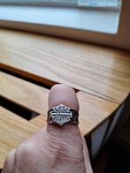 Harley Davidson ring, Sieraden, Tassen en Uiterlijk, Ringen, Ophalen of Verzenden, Zilver, Zilver, Dame