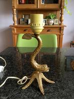 Lampvoet, messing, vis, dolfijn, zeeserpent, vintage, Ophalen, Gebruikt, Minder dan 50 cm