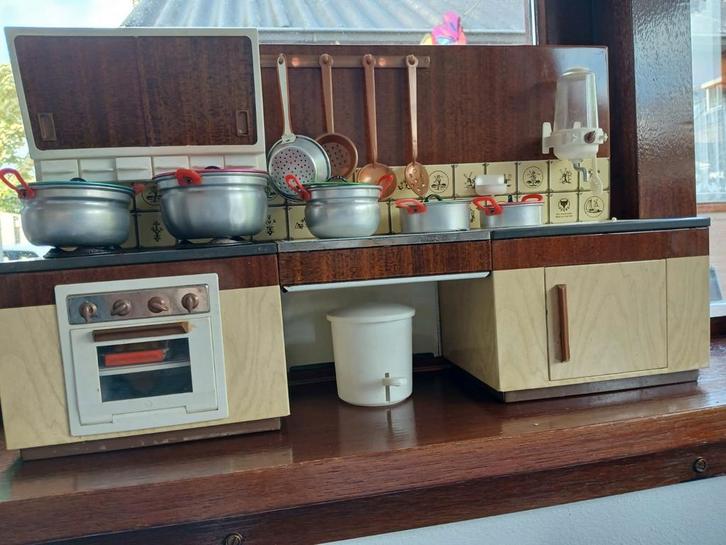 Vintage Speelkeuken Jaren 60, Kinderen en Baby's, Speelgoed | Speelkeukens, Gebruikt, Speelkeuken, Overige materialen, Ophalen of Verzenden