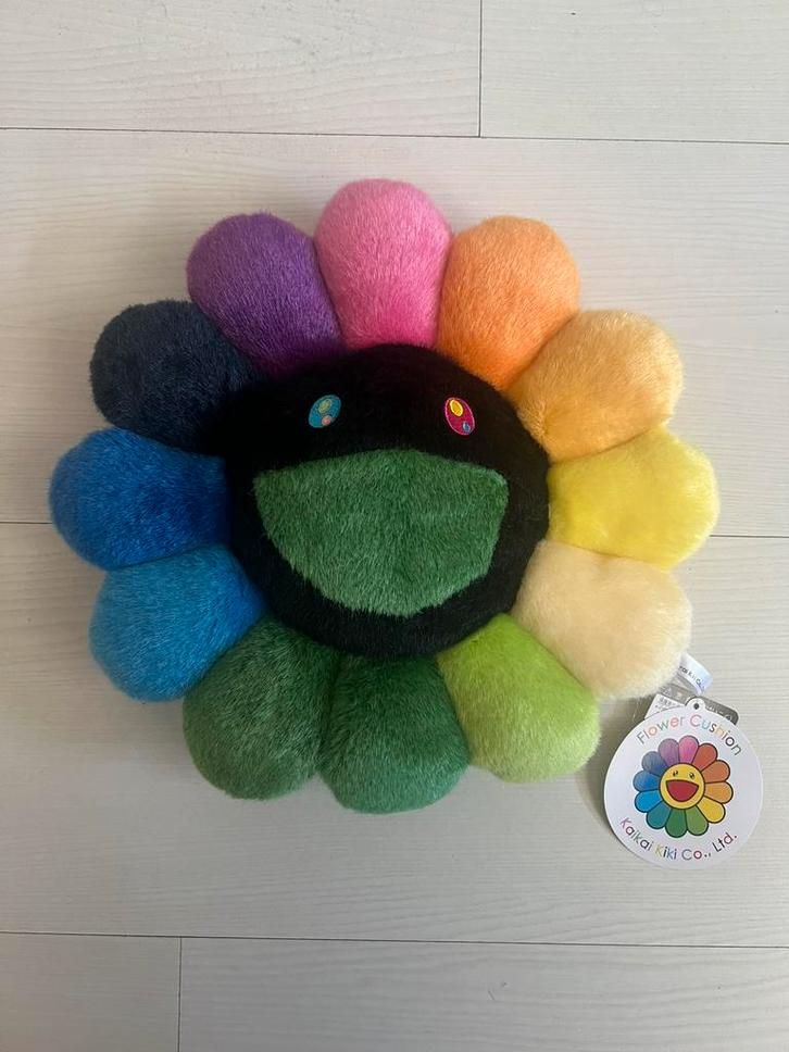 Takashi murakami flower kussen (30 cm), Sieraden, Tassen en Uiterlijk, Overige Accessoires, Zo goed als nieuw, Ophalen of Verzenden