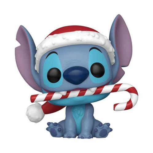 Funko POP! Disney Holiday Stitch with Candy Cane # 1502, Verzamelen, Disney, Nieuw, Beeldje of Figuurtje, Overige figuren, Verzenden