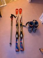 Complete ski set - Ski's, stokken en schoenen, Ophalen, 140 tot 160 cm, Gebruikt, Carve
