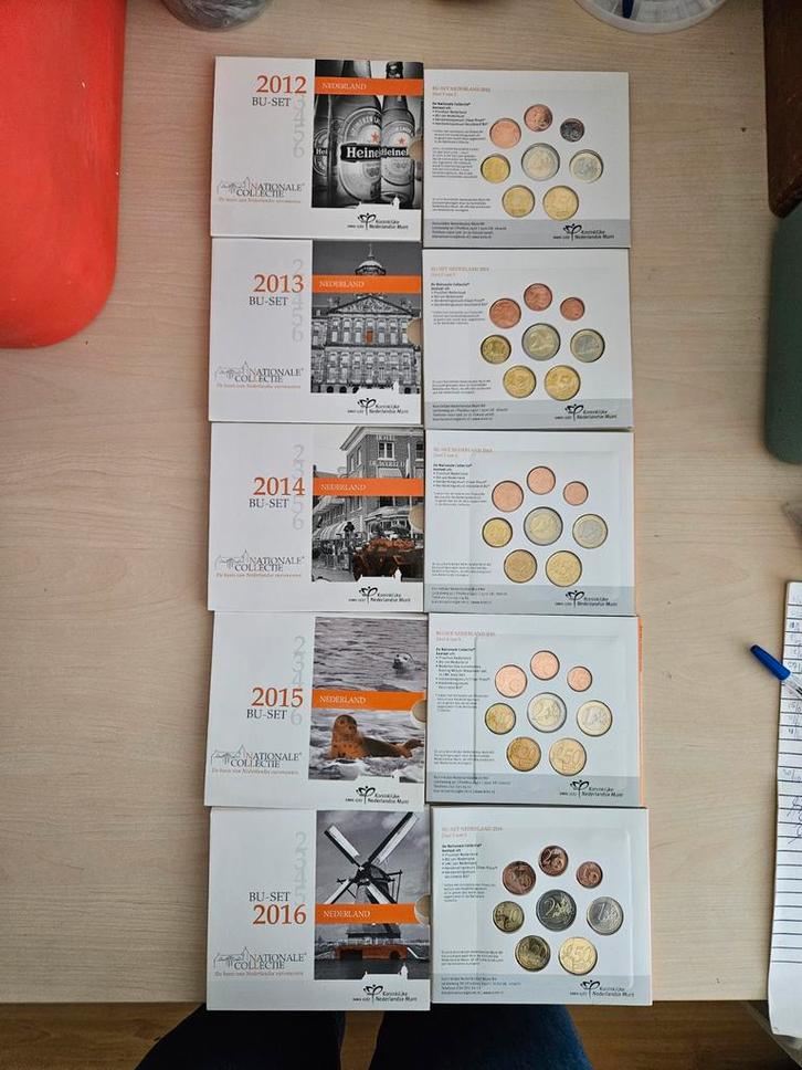 Jaarset Nederland 2012-2016, Postzegels en Munten, Munten en Bankbiljetten | Verzamelingen, Munten, Nederland, Ophalen of Verzenden