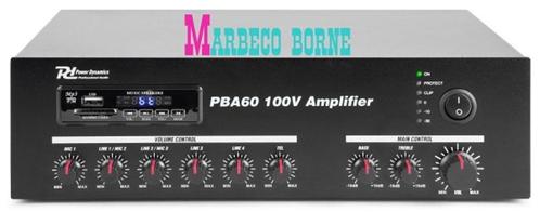Versterker 100Volt systeem, USB,SD, Bluetooth, AB, 60 watt, Muziek en Instrumenten, Instrumenten | Toebehoren, Nieuw, Overige instrumenten