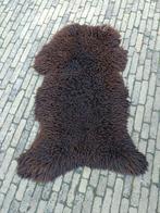 Bruin / zwart ECHT schapenvacht 1.15 x 0.70 mtr, Huis en Inrichting, Ophalen of Verzenden, Gebruikt