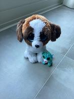 Ty Beanie Boo’s Muddles Dog / knuffel en sleutel hanger ZGAN, Kinderen en Baby's, Speelgoed | Knuffels en Pluche, Hond, Ophalen of Verzenden