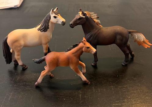 Schleich Mustang paarden, Verzamelen, Speelgoed, Gebruikt, Ophalen of Verzenden