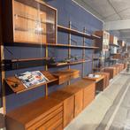 Poul Cadovius by Royal System vintage modulair wandsysteem, Gebruikt, Glas, Met deur(en), Ophalen of Verzenden