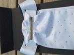 Plastron Anky met 2 boordjes, 1x blauw randje en 1x glitters, Dieren en Toebehoren, Paardrijkleding, Dressuur, Overige typen, Ophalen of Verzenden