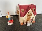 Sylvanian Familie Huis, Zweefmolen & Familie, Ophalen of Verzenden, Gebruikt, Poppenhuis