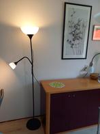 Zwarte staande lamp en schemerlampje., Huis en Inrichting, Ophalen