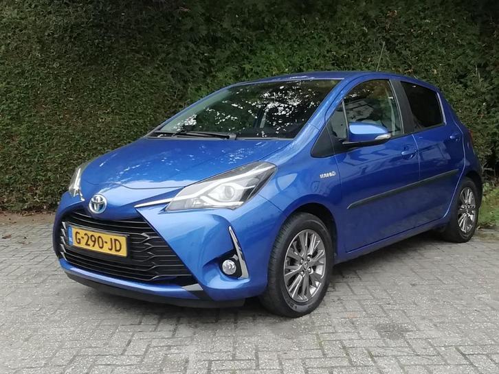 Toyota Yaris 1.5 Hybrid 100pk 5D CVT 2019 Blauw, Auto's, Toyota, Bedrijf, Yaris, ABS, Achteruitrijcamera, Airbags, Airconditioning