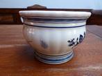 Delfts blauw bloempotje, Antiek en Kunst, Antiek | Keramiek en Aardewerk, Ophalen of Verzenden