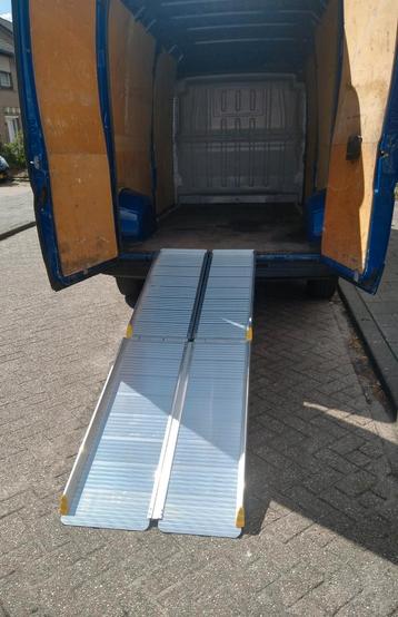 240cm. Oprijplaat Aluminium Opvouwbaar Weinig gebruikt.