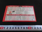 sticker Kalender 1992 Zoetermeer GTI Zephyr koudetechniek bv, Ophalen, Zo goed als nieuw, Bedrijf of Vereniging