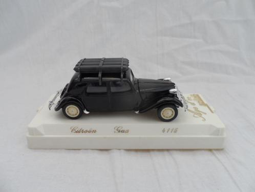 Solido modelauto’s, 4115, CITROEN Traction Avant 15 Gaz zwar, Hobby en Vrije tijd, Modelauto's | 1:43, Gebruikt, Overige typen