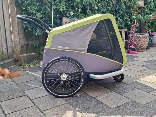 Croozer model XL, Fietsen en Brommers, Fietsaccessoires | Aanhangers en Karren, Zo goed als nieuw, Hondenkar, 40 tot 60 kg, Opvouwbaar